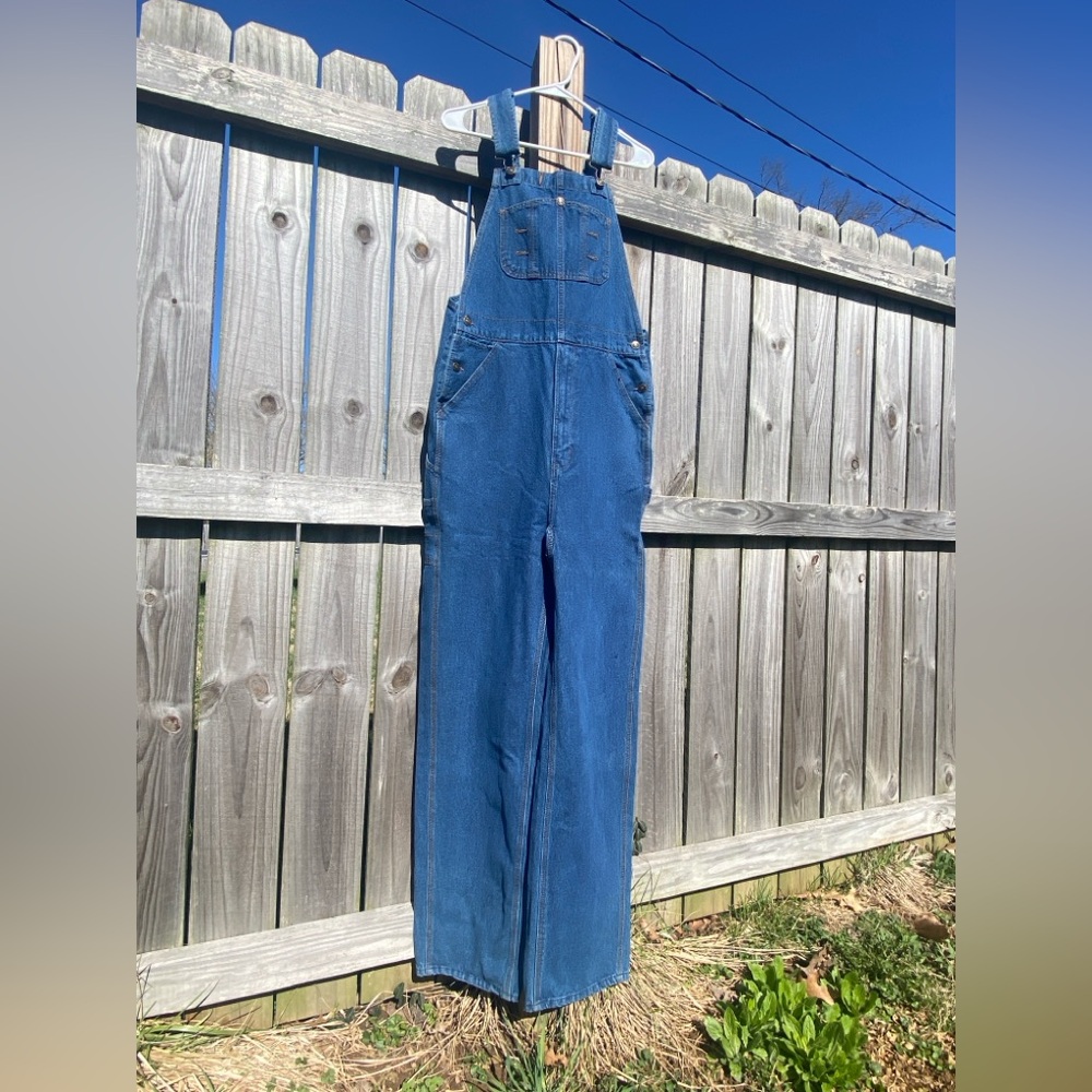 No Boundaries Blue Denim Overalls - Men's